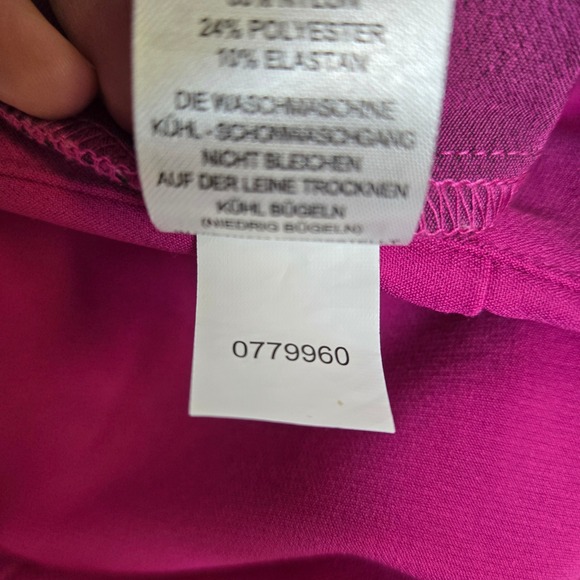 Rachel Zoe High-Rise Pleated Stretch Dress Pants, Pink, Business Barbiecore, 18 - Picture 9 of 9